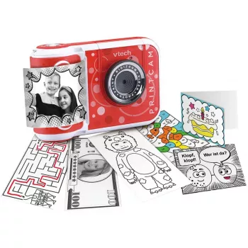 VTech KidiZoom Print Cam digitalkamera rød/hvid