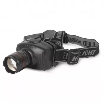 ENTAC EHL-ZOOM-1W-PL Zoom 1W LED-pandelampe, sort