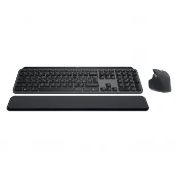 Logitech MX Keys S Combo trådløst tastatur- og musesæt, italiensk layout, grafit