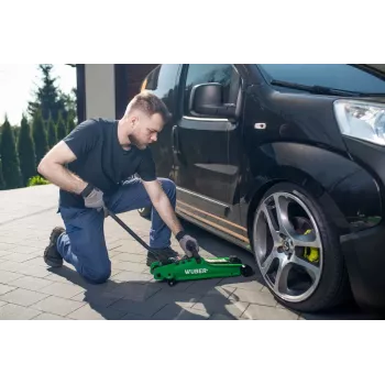 WUBER W22002 flad donkraft 2,5 t, 80-375 mm