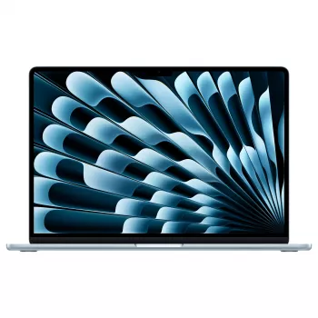 Apple MacBook Air 15 inch M5 10-core CPU 10-core GPU 24GB RAM 512GB SSD – himmelblå, tysk tastatur med Touch ID (CTO)