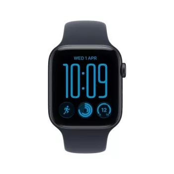 Apple Watch SE 3 GPS + Cellular 40 mm Aluminium Midnat med Sportarmbånd blå – S/M