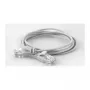 WANTEC Slim Cat6a U/UTP patchkabel RJ45, 2,8 mm, 1,5 m, hvid