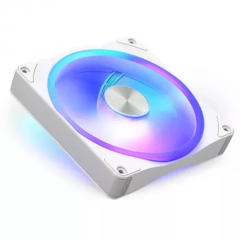 NZXT F140U Ultra RGB kabinetventilator, hvid
