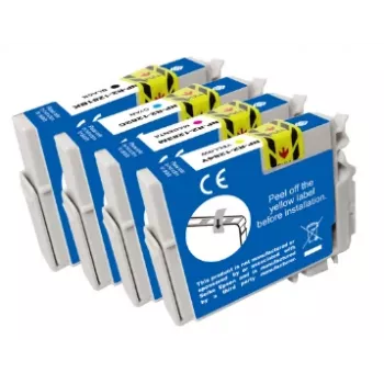 G&G kompatible blækpatroner multipak til Epson T1285 (C13T12854012), sort/cyan/magenta/gul