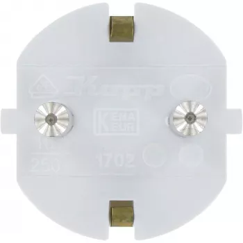 Kopp Schuko-stik, etdelt kabinet, op til 3x1,5 mm², 16A, 250V~, IP20 (16731N)