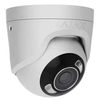 Ajax TurretCam HL netværkskamera, 8 MP, 2,8 mm, hvid