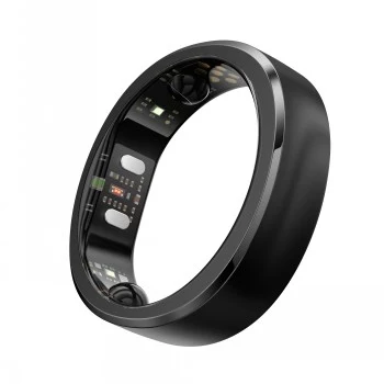 RingConn Smart Ring Gen3 til damer og herrer – matsort, størrelse 12