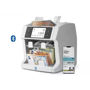 Safescan 2985-SC seddeloptæller, 2 rum, 7-trins verifikation
