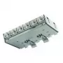 Telegärtner Cat.6A patchfordeler (dyb) til DIN-skinne med TS-adapter, 6x RJ45-bøsninger (J02021A0055)