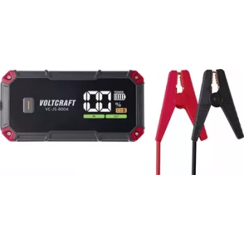 VOLTCRAFT VC-JS-800A starthjælp, 400 A (12 V), 1x 12 V udgang, 2x USB, med ladestation og opbevaringsstation (VC-18218600)