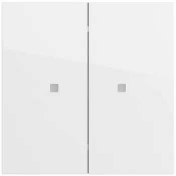 Gira OneKNX System 70 vippekontakt, 2-delt, ren hvid (517370)