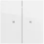 Gira OneKNX System 70 vippekontakt, 2-delt, ren hvid (517370)