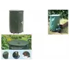 EDA RÉCUP'O foldbart regnvandstønde-sæt, 500 l, diameter 800 mm, grøn, UV-bestandig (010983 V.CA)