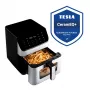 TESLA AirCook DualHeat QD65 XXL digital varmluftsfriture med dobbelt varme