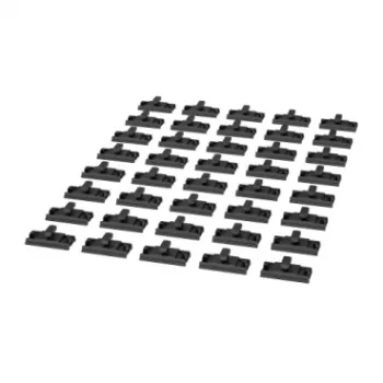 APC NetShelter - samlestykke til rackmonteringsskinne - sort (40-pak)