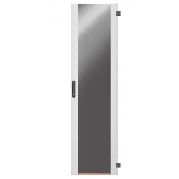 EFB Elektronik PRO rackdør, lysegrå RAL 7035 (PRO-TUR426G1.GR)