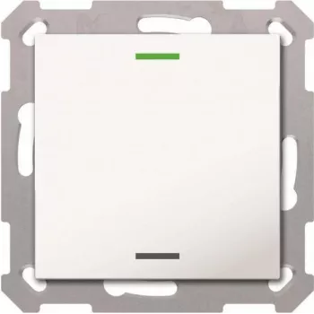 MDT TAL-5501002.02S KNX tryk Light55 1-kanal RGBW ren hvid glans Neutral Secure