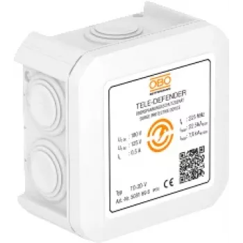 OBO Bettermann TD-2D-V overspændingsbeskyttelse til modem/netværk, hvid (5081698)