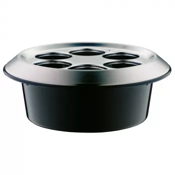 alfi konferenceboy flaskeholder, sort/sølv (0367205000)
