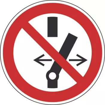 HEIN Industrieschilder 183022 Prohibition Sign 'Switching Prohibited', ASR, Magnetic Film