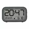 TFA Dostmann Bingo hybrid digitalt vækkeur, LCD/LED-display, sort/antracit, 60.2048.01