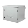 Allnet SO Series 19 inch 12U IP55 Wall-Mounted Enclosure, 638 mm Deep, with 4-Way Fan Unit, Light Grey (ALL-SO03-6612-G-DGRAUV2)