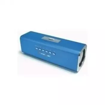 Technaxx Musicman aktive højttalere til USB og SD med batteri blå