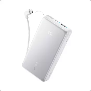 Anker Zolo 20000 mAh USB-C 22.5W hvid powerbank