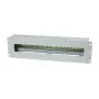 Allnet 19 inch 3U DIN-skinne-panel til automatsikringer, dybde 61 mm, frontmontering, lysegrå (ALL-S0002257)