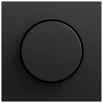 Gira System 7 dæksel med knap til dimmer/potentiometer, 065074