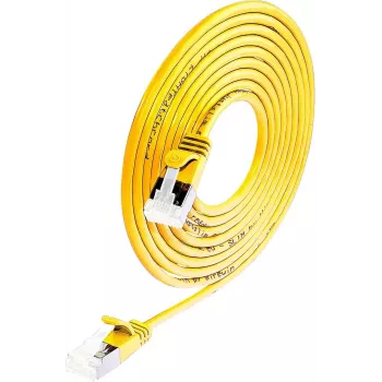 Wirewin Slim Cat6a U/FTP patchkabel RJ45, 5 m, gul