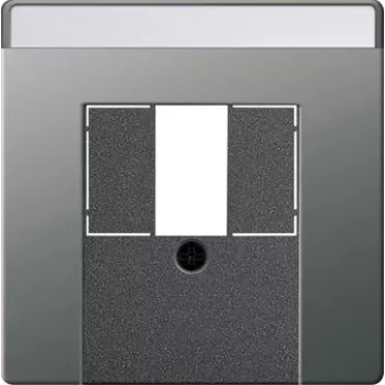 Gira dæksel BSF TAE/USB, rustfrit stål, 0876600