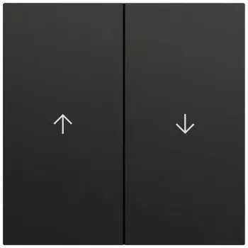 Gira 329474 vippe 2-fach pil, System 70, sort (lakeret)