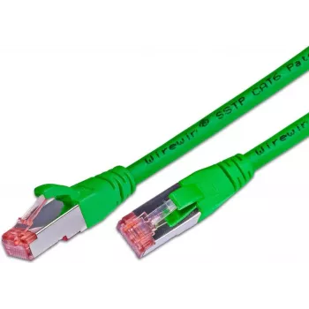 Wirewin Cat6a S/FTP patchkabel, 5 m, grøn