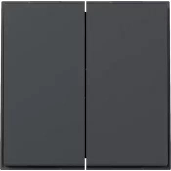 Gira TX44 vippe 2-fach lige, antracit, 349567