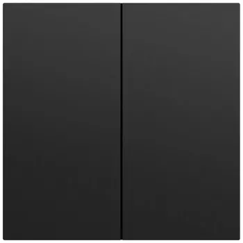Gira System 70 vippe 2-fach, sort lakeret, 329574