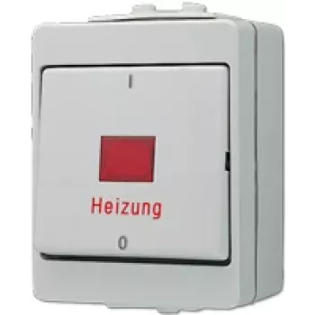 Jung 603 HW 3-polet kontakt, hvid