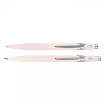 Caran d'Ache HORIZON Skriveredskabssæt, farveovergang fra pastelgul til pastelrosa (8490.708)