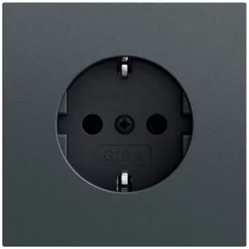 GIRA 418873 SCHUKO-stikkontakt System 70, antracit