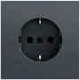 GIRA 418873 SCHUKO-stikkontakt System 70, antracit