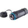 S/CONN RJ45 netværks-patchkabelkobling, Cat6, IP68, kort udførelse, outdoor (08-01048)