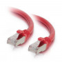 Mercodan Cat6a S/FTP-patchkabel RJ45, 7,5 m, rød