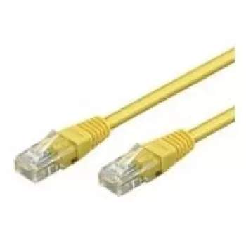 Goobay Cat5e U/UTP patchkabel RJ45, CCA, 5 m, gul (68376)