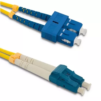Qoltec fiber-patchkabel SC/UPC til LC/UPC singlemode duplex, 2 m