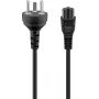 Goobay netkabel, 2 m, sort (30857)
