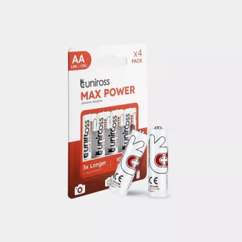 Uniross Max Power Batteries AA / LR6 2900mAh, 4 pcs.
