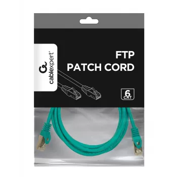 Gembird Cat6 F/UTP patchkabel RJ45, 2 m, grøn