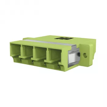 EFB Elektronik LC Quad OM5 Fibre Coupling, Lime Green (53335.1OM5)