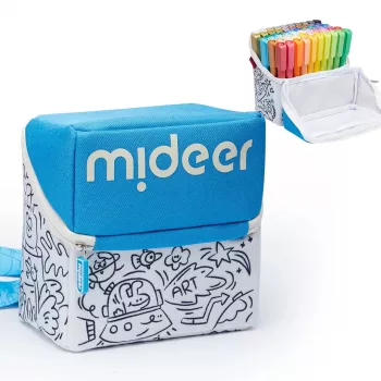 mideer Acrylic Brush Tip Markers in Case, 60 Colours
